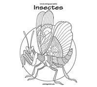 Livre de coloriage pour adultes Insectes 1 & 2
