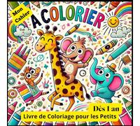 Livre de coloriage pour les Petits - Animaux drôles et heureux