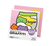 Livre de coloriage stimulant la créativité des enfants - Petit design - Scènes de dessin animé - Facile à utiliser - Papier pratique - Cahier d'exercices de peinture pour enfants