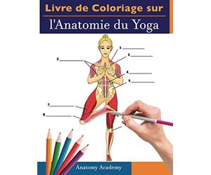 Livre de Coloriage sur l'Anatomie du Yoga: 3-en-1 Compilation | 150+ Auto-Test Incroyablement Détaillé Manuel de Couleurs des Postures de Yoga Pour Débutants, Intermédiaires et Experts