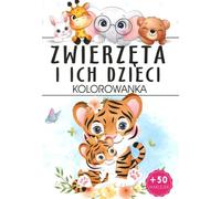 Livre de coloriage sur les animaux et leurs enfants