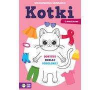 LIVRE DE COLORIAGE VERT - VÊTEMENTS. Chatons 98443