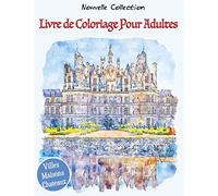 Livre de coloriage villes maisons Château: Livre de coloriage paysages / livre de coloriage pour Adultes Anti-stress / Ville Nature Château