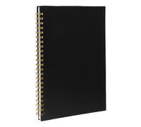 Livre de Comptabilité à Lignes, Couverture Pp, Gestion des Stocks, Noir