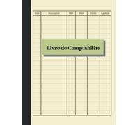 Livre de Comptabilité: Grand livre simple | Comptes de livre de caisse Journal de comptabilité pour petites entreprises | 120 pages, 8.25 x 11 | Log & Track & Record Debits & Credits