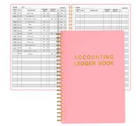 Livre De Comptabilité - Registre De Chèques A5 Pour Les Petites Entreprises Et L'usage Personnel, Livre De Comptes Pour Le Suivi De L'argent, Des Dépenses, Des Dépôts Et Du Solde, 5,8 X 8,6 Pouces A5P