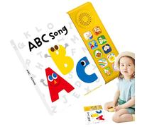 Livre de comptines - Voix d'apprentissage de l'anglais, Plaisir Musical interactif | Chanteur sonore avec des Rimes éducatives, des Pages colorées pour Les Tout-Petits, Les d'âge préscolaire,