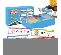 Livre De Construction De Famille De Mots - Livre De Anglais De 40 Pièces | Sight Words Flash Cards Maternelle, Pratique De La Lecture Précoce, Cahier D'exercices De Mots À Vue, Outil De Compréhension