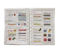Livre de couture, guide créatif de points de broderie pour les amateurs et les débutants, instructions du kit de couture à faire soi-même, livre de feuilles mobiles pour améliorer les compétences en