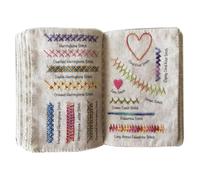 Livre de couture, guide créatif de points de broderie pour les amateurs et les débutants, instructions du kit de couture à faire soi-même, livre de feuilles mobiles pour améliorer les compétences en