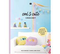 Livre de crochet cool et mignon Rico Design - 18 modèles avec Creative Cotton aran et Creative Lamé