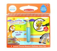 Livre de croquis réutilisable avec stylo à eau rechargeable, tapis de dessin magique à l ' eau pour tout-petits d ' âge préscolaire, livre de coloriage de voyage