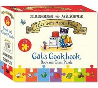 Livre de cuisine du chat et puzzle géant - Coffret cadeau