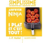 Livre de cuisine HACHETTE Simplissime Airfryer Ninja 1 plat