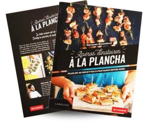 Livre de cuisine LE MARQUIER tapas Plancha Parution Avril 20 LAROUSSE