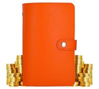 Livre de défi de 100 enveloppes - Budget de trésorerie, classeur portefeuille et bloc-notes, organisateur de gestion de l'argent avec séparateurs | Défi d'économies pour la maison, le bureau, l'école