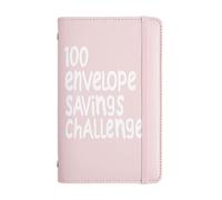 Livre de défi d'épargne avec 100 enveloppes - Organiseur de caisse pour le des revenus, la gestion du budget, les achats faibles, fonds d'urgence familiaux