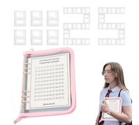 Livre de défi d'épargne - Classeur de défis d'épargne | Carnet de planification budgétaire pour économiser efficacement de l'argent - Classeur robuste et réutilisable pour améliorer le budget de la