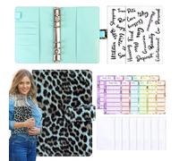 Livre de défi d'épargne, livre de budget avec enveloppes, planificateur budgétaire d'enveloppe de trésorerie, livre de planification pour le suivi financier quotidien, avec une approche créative et