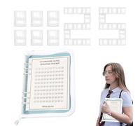Livre de défi Money Savings, reliure Challenge 100 Savings | Classeur Défis d'économies - Cash Envelopes Challenge Kit, classeur économique pour économiser de l'argent, classeur à argent étanche