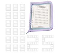 Livre de défis d'économie d'argent, classeur de défis à 100 économies - Dossier de défis d'économies - Kit de défi d'enveloppe d'argent, dossier budget pour économiser de l'argent,