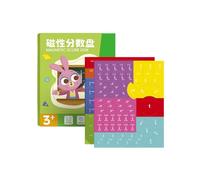 Livre de Démonstration de Fractions Magnétiques | Aimants Pédagogiques Fractions | Jouets Manipulatifs de Calcul Mathématique pour Enseignants École Éducation Spécialisée Maison | Groupes