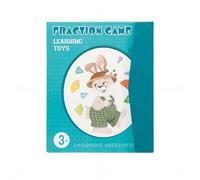 Livre de démonstration de fractions magnétiques pour l'apprentissage des enfants, ensemble de manipulations mathématiques 2025 avec carreaux de fraction et aimants, jeux de fractions éducatifs pour