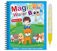 Livre de dessin à l'eau - Livres pour aquarelle, bloc de peinture à l'eau pour , jouet éducatif à colorier amusant pour d'âge préscolaire, garçons et filles