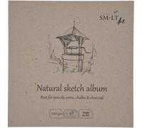 Livre De Dessin Carré 180° Papier Recyclé 48 Feuilles 100gsm