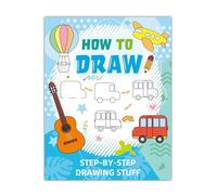 Livre de dessin créatif de relaxation avec motifs alimentaires sur le thème des animaux inspirent l'expression artistique étape par étape Dessin facile à dessiner Joli motif animal Coloriage