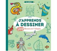 Livre de dessin - Philippe Legendre - J apprends à dessiner - 100 modèles - 4 étapes - Méthode facile
