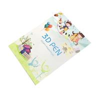 Livre de dessin pour stylo 3D, livre de peinture Stylo d'impression 3D | Pochoirs en papier Impression stylo - Dessin de pochoir pour filles garçons, modèle de papier 40 réutilisable avec 2 planches