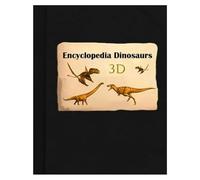 Livre de dinosaures 3D Encyclopédie Dinosaures préhistoriques Livre de 3D Encyclopédie pop-up et interactive pour enfants