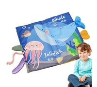 Livre de doux pour bébés, Tails Animal Biting Toys Ring, Excellents colorants en, jouets mordants avec queue animale, anneau de morsure, éducation précoce
