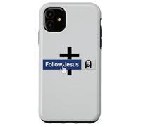 Livre de Foi « Follow Jesus Faith » - Croix chrétienne - Amour Christ Bible Coque pour iPhone 11