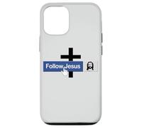 Livre de Foi « Follow Jesus Faith » - Croix chrétienne - Amour Christ Bible Coque pour iPhone 12/12 Pro