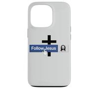 Livre de Foi « Follow Jesus Faith » - Croix chrétienne - Amour Christ Bible Coque pour iPhone 13 Pro