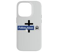 Livre de Foi « Follow Jesus Faith » - Croix chrétienne - Amour Christ Bible Coque pour iPhone 14 Pro