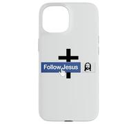 Livre de Foi « Follow Jesus Faith » - Croix chrétienne - Amour Christ Bible Coque pour iPhone 15