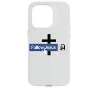 Livre de Foi « Follow Jesus Faith » - Croix chrétienne - Amour Christ Bible Coque pour iPhone 15 Pro