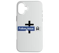 Livre de Foi « Follow Jesus Faith » - Croix chrétienne - Amour Christ Bible Coque pour iPhone 16 Plus