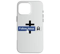 Livre de Foi « Follow Jesus Faith » - Croix chrétienne - Amour Christ Bible Coque pour iPhone 16 Pro Max