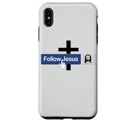 Livre de Foi « Follow Jesus Faith » - Croix chrétienne - Amour Christ Bible Coque pour iPhone XS Max