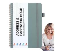 Livre de gardien de mot de passe, livre de mots de passe avec onglets alphabétiques - Bloc-notes du gardien du mot de passe, cahier compact pour la maison, la salle de réunion, l'exposition