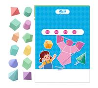 Livre de géométrie à tirer, kit de mathématiques en forme 3D avec 12 | Livre de géométrie à tirer, kit de mathématiques en forme 3D avec 12 modèles, solution éducative parfaite