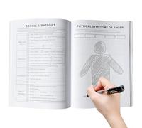 Livre de gestion de la colère - Guide de compréhension des émotions, cahier d'exercices complet pour analyser les sentiments et les émotions, stratégies pratiques de gestion de la colère, guide