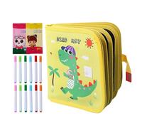 Livre de gribouillage réutilisable - Livre de gribouillis pour , carnet de dessin portable, carnet de croquis avec marqueurs pour garçons et filles préscolaires, maternelle, école à domicile
