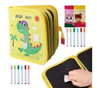 Livre de gribouillis réutilisable - Carnet de gribouillage effaçable - Carnet de dessin portable | Pour garçons et filles - Pour garçons et filles - Pour la maternelle, l'école à domicile, la garderie