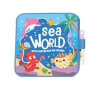 Livre de griffonnage à l'eau, bloc à dessin réutilisable avec stylo, pour | Livre de griffonnage à l'eau pour enfants, filles, garçons, voyage, anniversaire, Noël, fête, salle de classe, Halloween