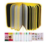 Livre de griffonnage réutilisable avec stylos - Kit de peinture - Livre de griffonnage portable - Pour maternelle, maternelle, maison, salle de classe, voyage, cadeau